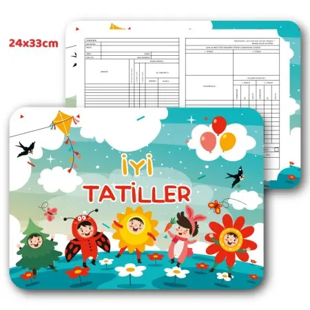 mutlu çocuklar karne kılıfı kabı