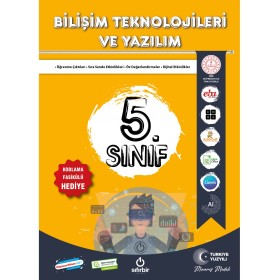 Sıfırbir Yayınları 5. Sınıf Bilişim Teknolojileri ve Yazılım Kitabı