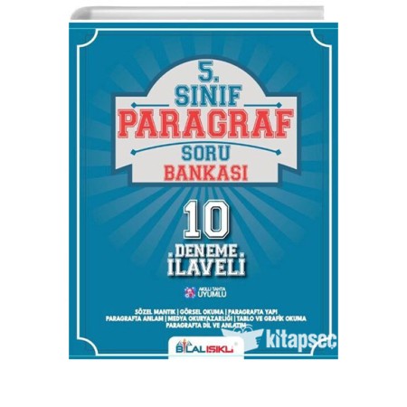 Bilal Işıklı Yayınları 5.Sınıf Paragraf Işıklı Soru Bankası 10 Deneme İlaveli
