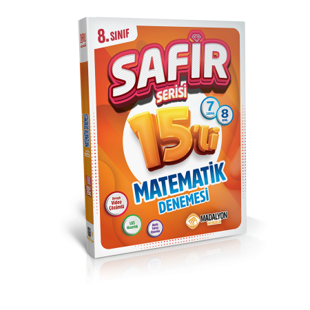 Madalyon Yayınları’nın Safir Serisi “8. Sınıf Matematik Deneme 15’li”