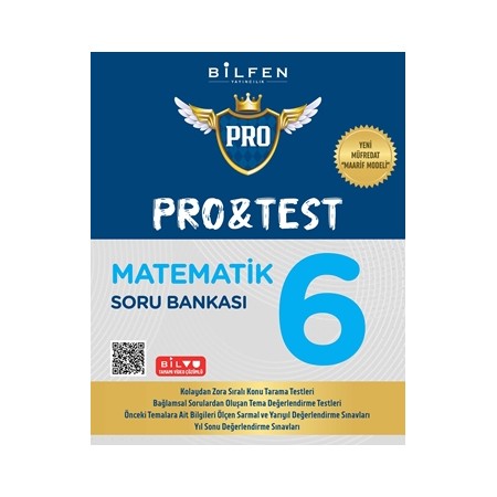 6. SINIF PRO&TEST MATEMATİK SORU BANKASI YENİ MÜFREDAT