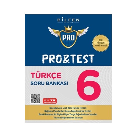 6. SINIF PRO&TEST TÜRKÇE SORU BANKASI YENİ MÜFREDAT