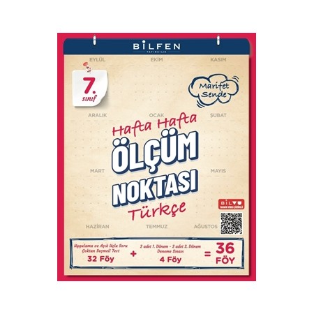 Bilfen Yayıncılık 7.Sınıf Türkçe Ölçüm Noktası