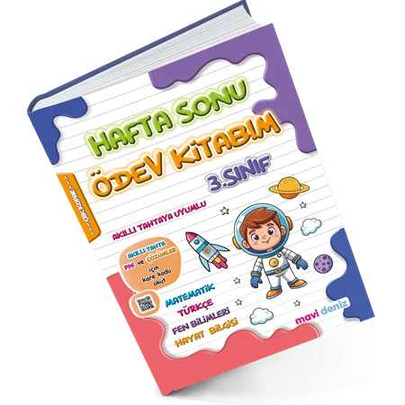 Mavi Deniz Yayıncılık 3. Sınıf Haftasonu Ödev Kitabım 2025-2026